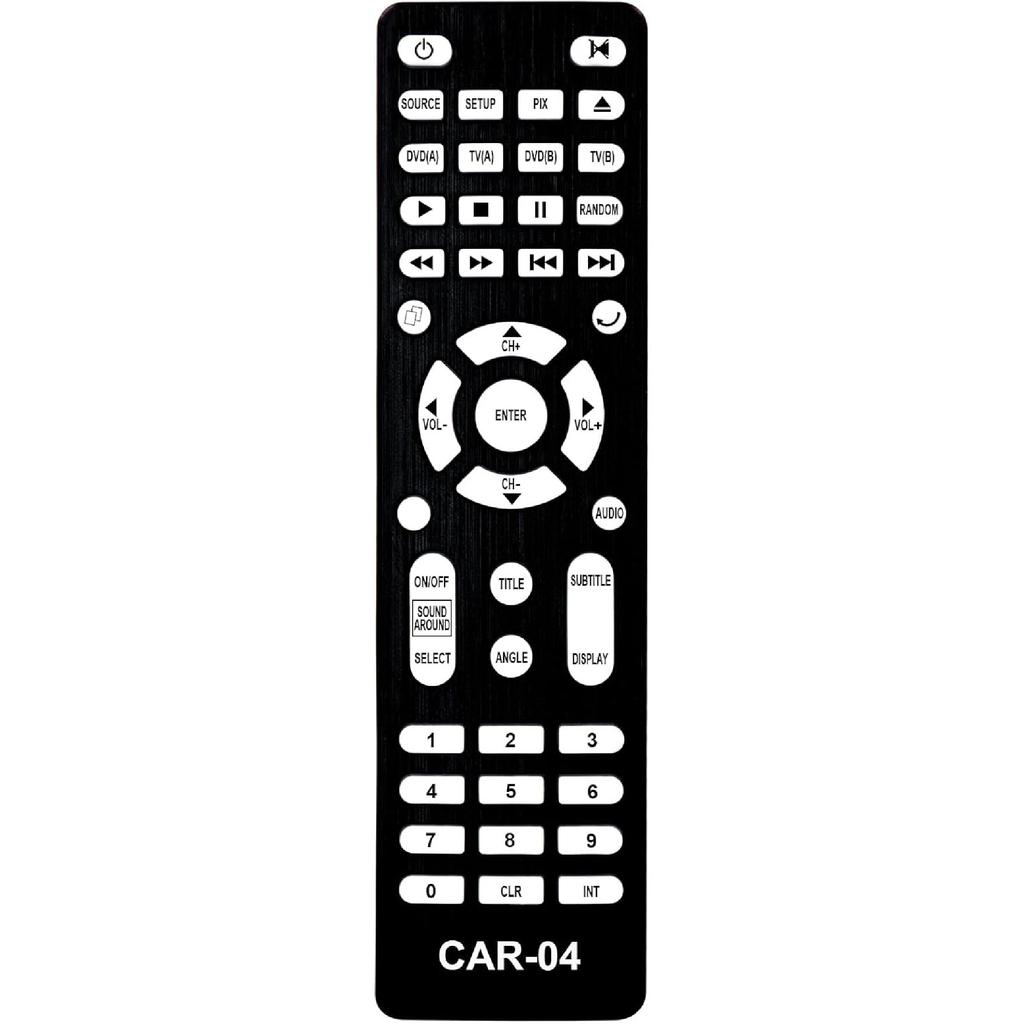 Replacement Remote Control for GM Cadillac Escalade Esv Rear Entertainment DVD ADO-22863877 22863877 PT69W6 2008 2009 2010 2011 2012 2013 2014