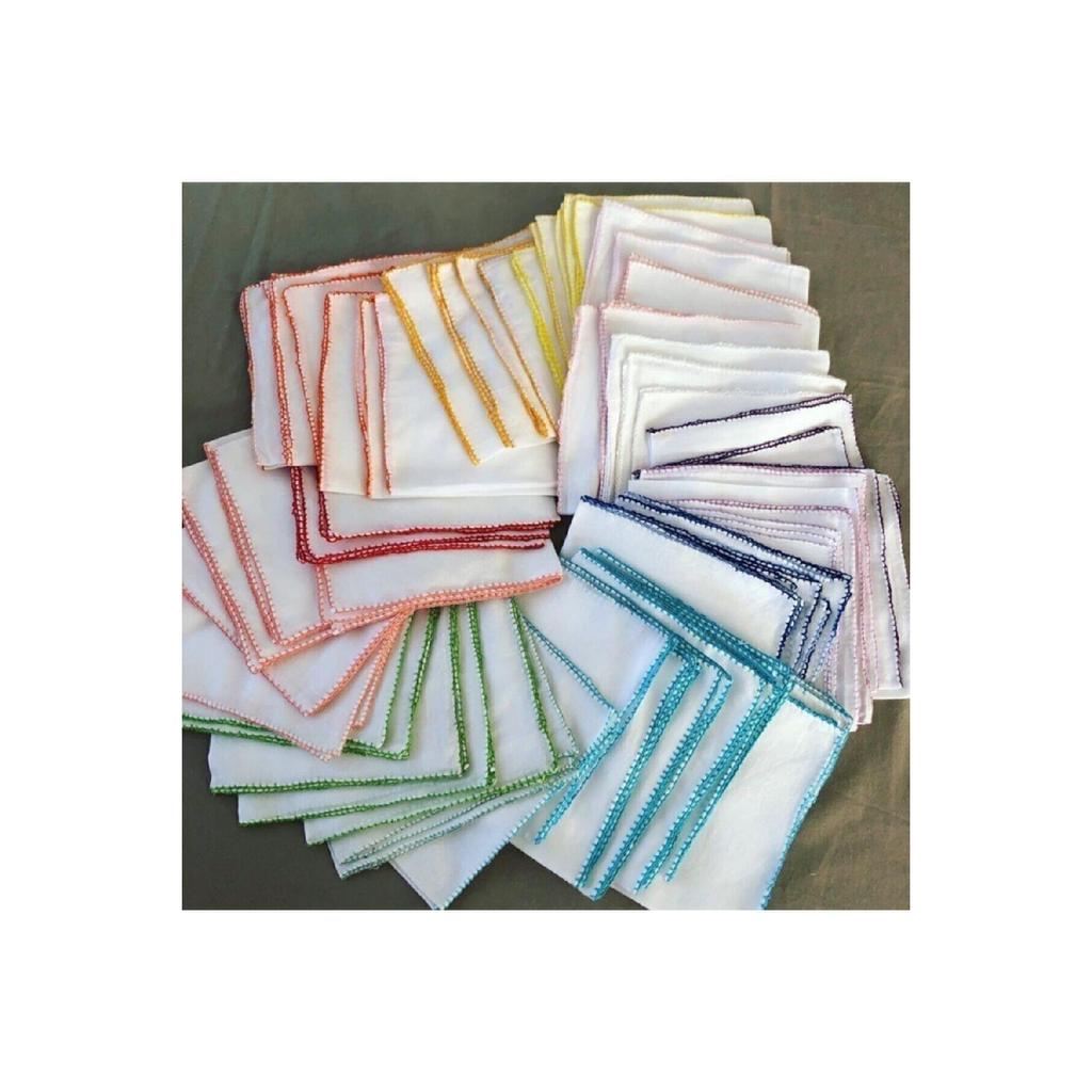 Cotton 10 Pack Baby Boy Mouth Wipes (22x22) Cm Dimensions