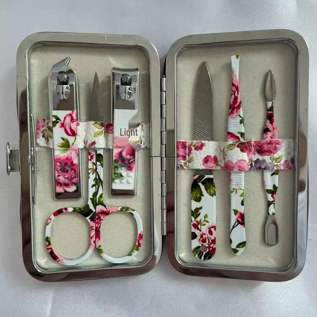 High-End Beauty Nail Clippers & Tools Set: Includes Nail Files, Cuticle Pushers, Straight & Angled Clippers for Precise Trimming.