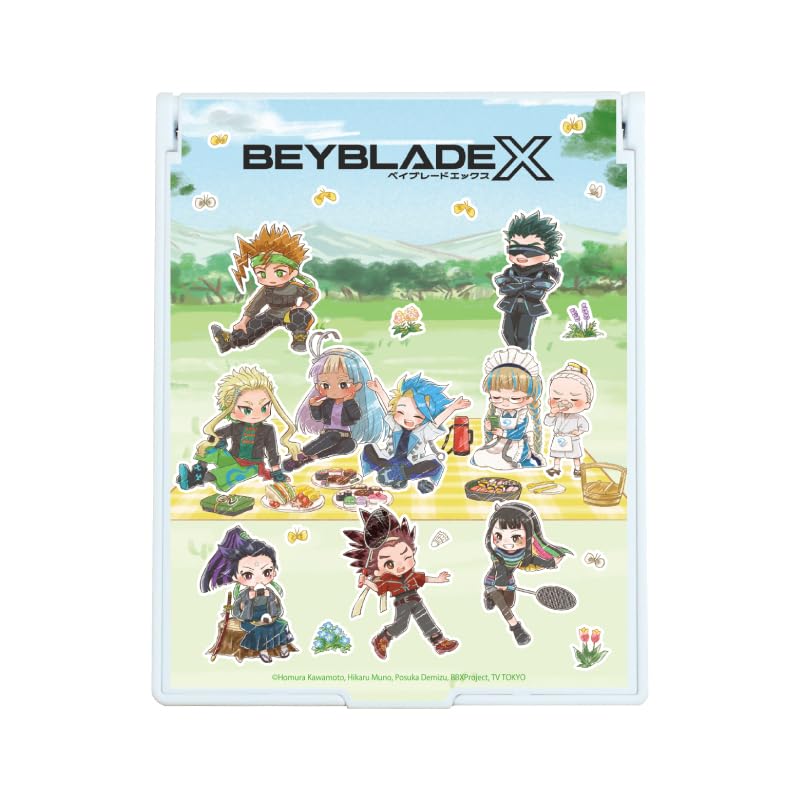 BEYBLADE X 01 Picnic Art Large Character Mirror ver. [Graph Illustration]