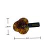 Korean Rose Flower Hair Duckbill Clip Acetic Acid Small Flower Side Clip Simple Temperament Bangs Hairpin Styling Accessories