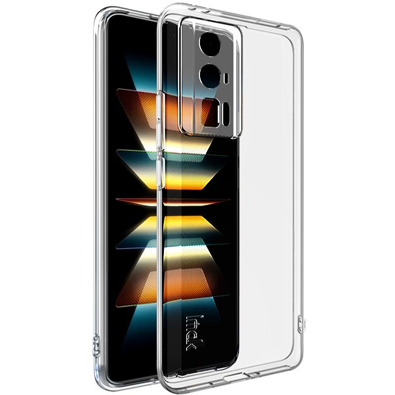 

IMAK UX-5 Series for Xiaomi Poco F5 Pro 5G/Redmi K60 Pro 5G/K60 5G Anti-Yellowing Soft TPU Phone Case Shockproof Cell Phone Cover A
