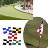 Golf Putting Green Flag With Bright Colors Anti Tear Durability Golf Trainings Flag For Beginners Coaches Drill