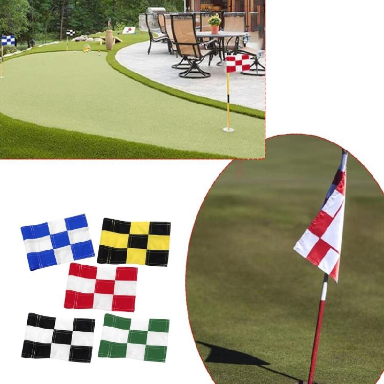 Golf Putting Green Flag With Bright Colors Anti Tear Durability Golf Trainings Flag For Beginners Coaches Drill