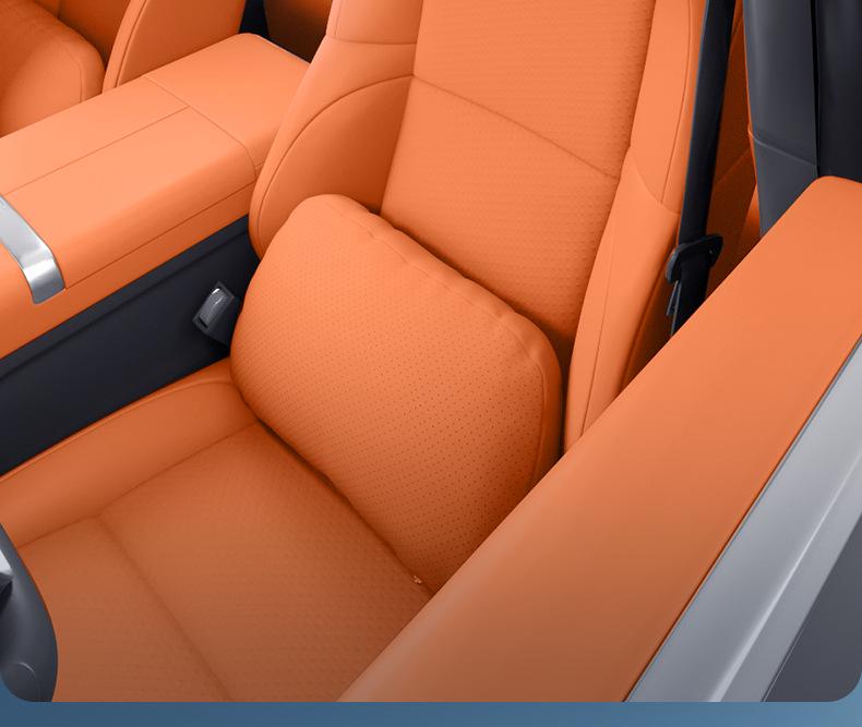 Complete Car Interior Modification Kit for Lynk & Co 08 EM-P: Headrest, Lumbar Support, Neck Pillow, and Waist Protection.