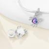 Handcrafted Marine Themed Silver Pendant Sea Animal Charm Jewelry Accessories for Bracelets and Necklaces
