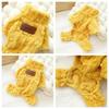Plush Cat Winter Sweater Pink Green Yellow Pet Clothing New Fleece Jumpsuit  Indoor Wear