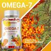 Kapsle s olejem z rakytníku řešetlákového Omega-7 podporují antioxidační aktivitu, posilují imunitu a podporují zdravou pokožku, vlasy a nehty.