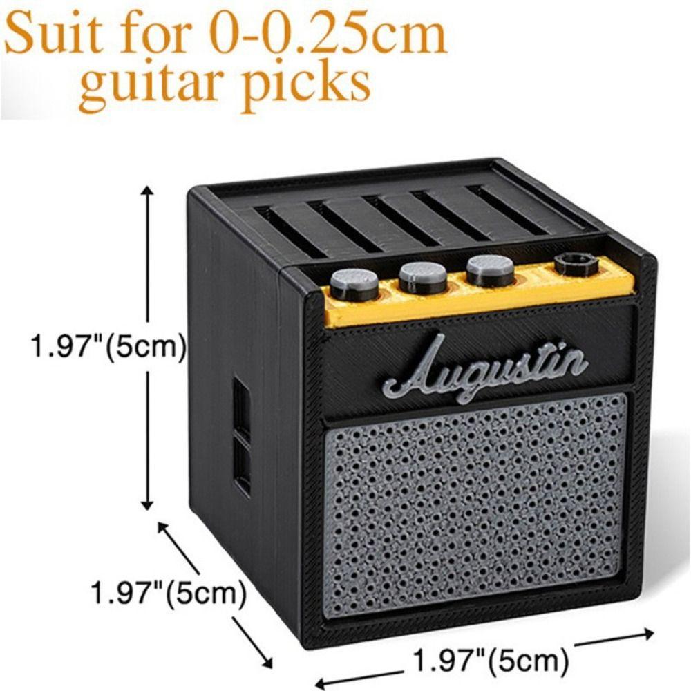 3D Printed Guitar Pick Holder Large-capacity Guitar Picks Storage Case  Home