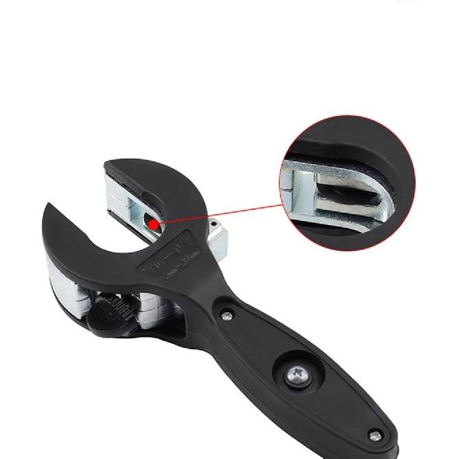 Ratcheting Pipe and Tubing Cutter Set, One-Hand Fast Cutting Tool, High Precision for Stainless Steel, Copper, Aluminum, PVC, and Soft Gold Tubes,