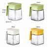 Flip Design Glass Seasoning Jar Safety Seasoning Storage Box Kitchen Seasoning Box  Household