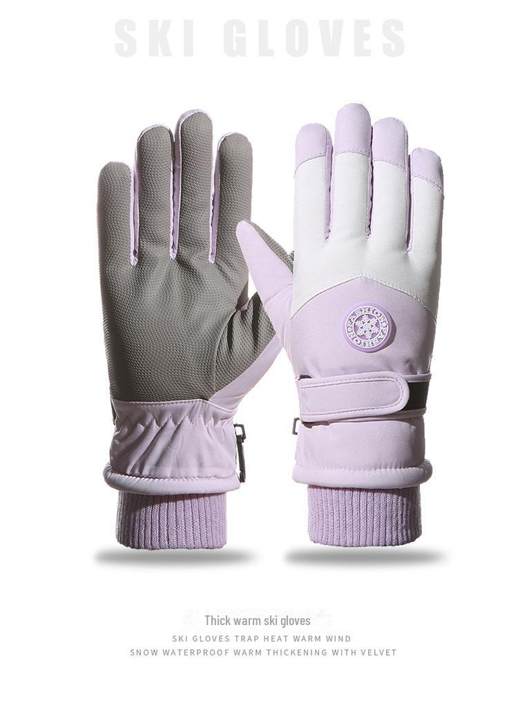 Windproof Waterproof Non-slip Touch Screen Cycling Gloves for Men and Women. Perfect for Skiing, Electric Car, Motorcycle In Autumn and Winter.