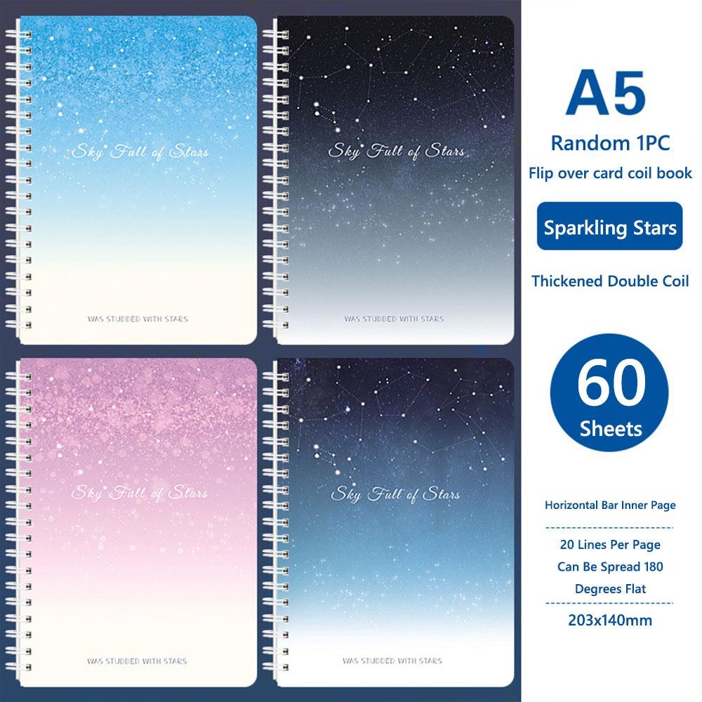 A5 Spiral Notebooks Color Hand Account Book Thickened Notepad  Gift
