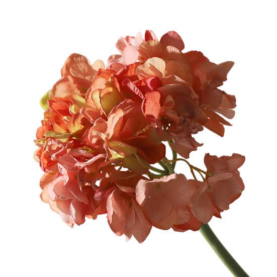 Real Touch Hydrangea Artificial Flowers Full Faux Hydrangea Flower with Stem Lifelike Large Fake Silk Flowers for Home Party Floral Arrangements