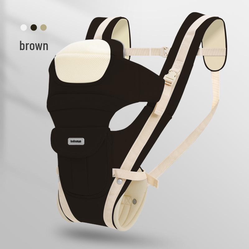 Lightweight 4-Season Baby Carrier with Waist Stool - Multifunctional, Two-Way, Hands-Free Design