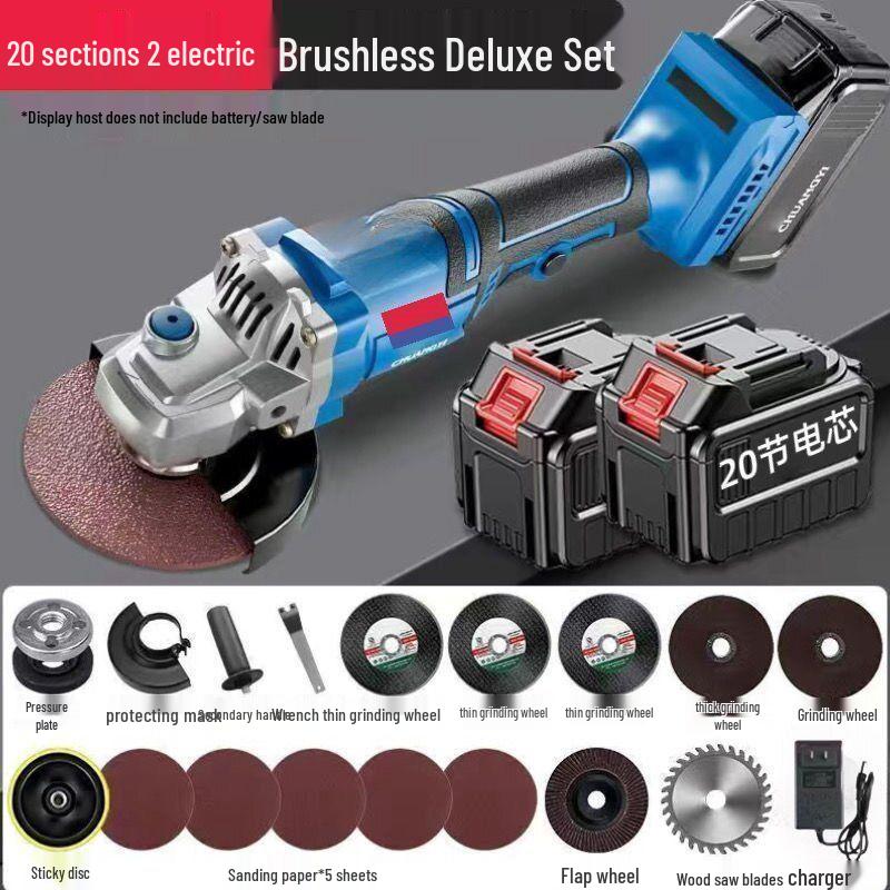 Dongcheng High-Power Multifunctional Cordless Angle Grinder with Lithium Battery