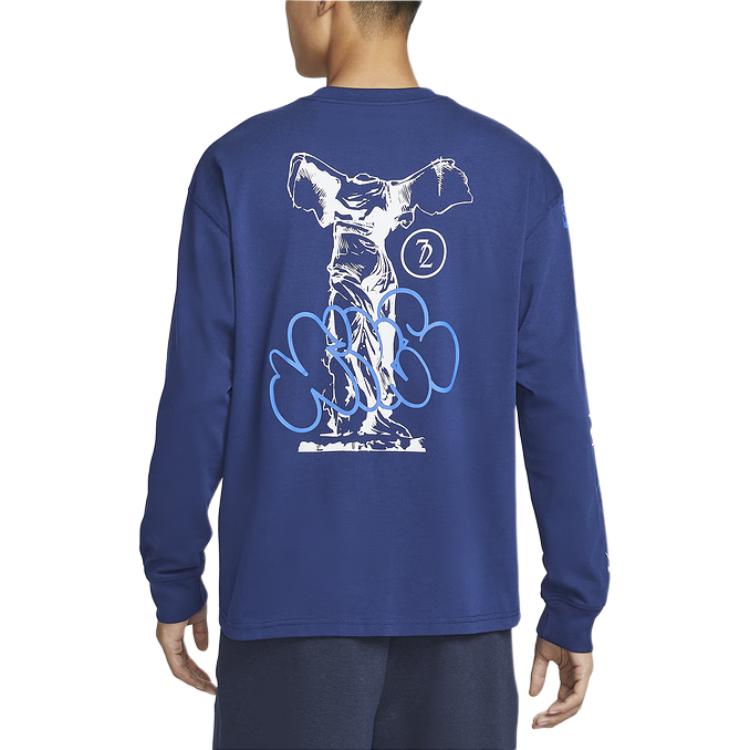 New Nike T Shirts Men's Blue HJ3306-492