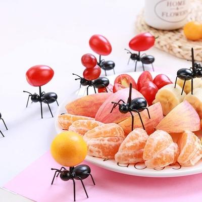 Cocktail Sticks In the Shape of Ants (12 Pieces)