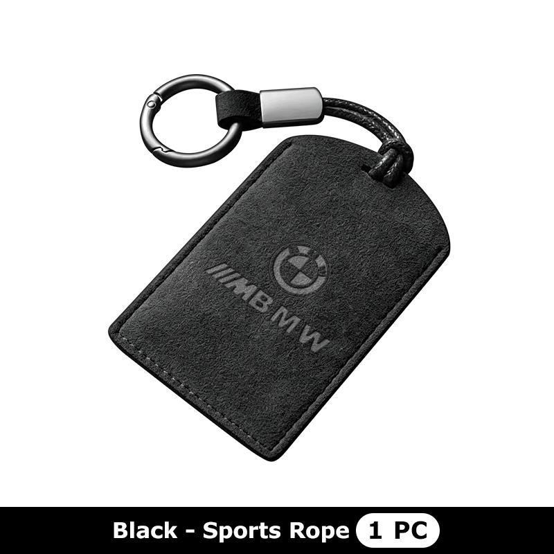 Car Remote NFC Key Cover Suede Leather Anti-slip Protective Case For BMW Performance M E87 E30 E46 E28 F35 G20 E93 F20 X3 X