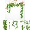 Faux Plant Monstera Deliciosa Liebm Vines Wall Hanging With Silk Flowers For Wedding And Restaurant Interior Decor