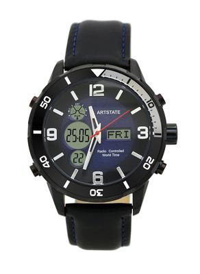 Date and Day 10 ATM Water Light Long Life [ARTSTATE AS3284] Men's Radio-Controlled Watch, Display, Digital/Analog Display, Resistance, Function,