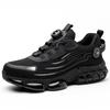 TimGross Safety Shoes for Men, Work Shoes, Dial Closure, Steel Toe Cap, Breathable, Lightweight,