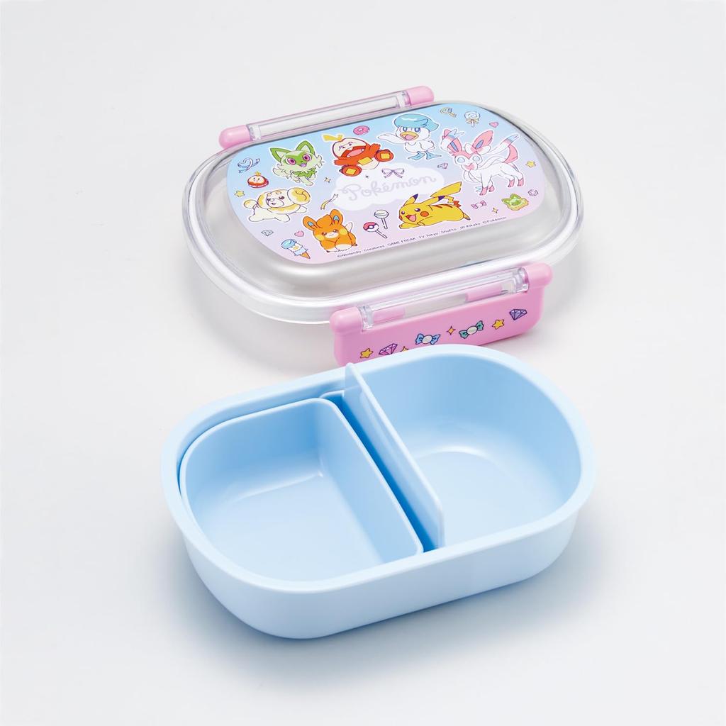 Skater Lunch Fluffy Made in Dishwasher Microwave Pokemon Fancy Children's Box, Design, 1-Tier, 360ml, Japan, Safe, Safe, Design, Girls' QAF2BA-A
