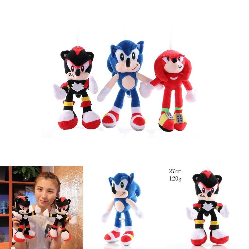 Adorable 28cm Sonic The Hedgehog Shadow Amy Rose Knuckle Tail Plush Toy For All Ages
