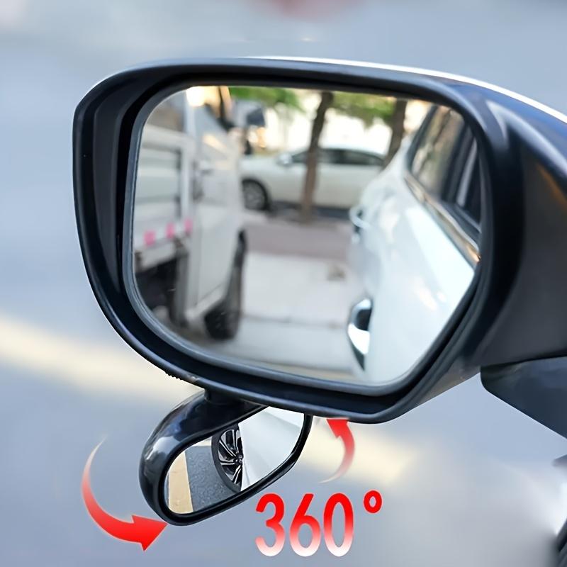 Wide Angle Adjustable Convex Blind Spot Mirrors Vehicle Side Rear View Auxiliary Mirrors for Parking Safety Assistance