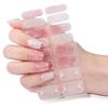 French Manicure Stickers Set Chip Resistant Design Seamless Adhesion Perfect For Short Or Long Nail Shapes
