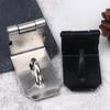 1 Set Stainless Steel Padlock Clasp Gate Hasp Staple Door 90 Degrees Latches Lock Shed Latch Household Burglar-Proof Hardware