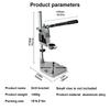 Tischbohrmaschine Festrahmen Einspindelig Tischbohrmaschine Bohrfutter Multifunktional Aluminiumlegierung für Holzbearbeitung