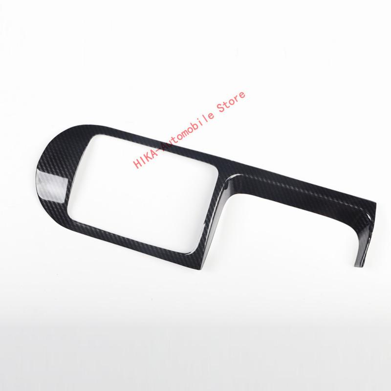 For volkswagen beetle 2003-2010 black carbon fiber Interior gear panel decoration shift knob trim cover 2004 2005 2006 2007 2008