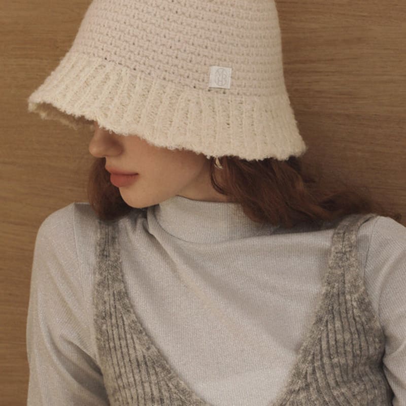 Marchen Loel knit crochet bucket hat_3color