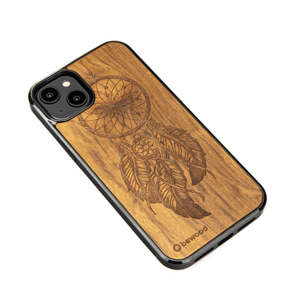 Bewood Wooden Case for iPhone 14 Plus Dreamcatcher Imbuia