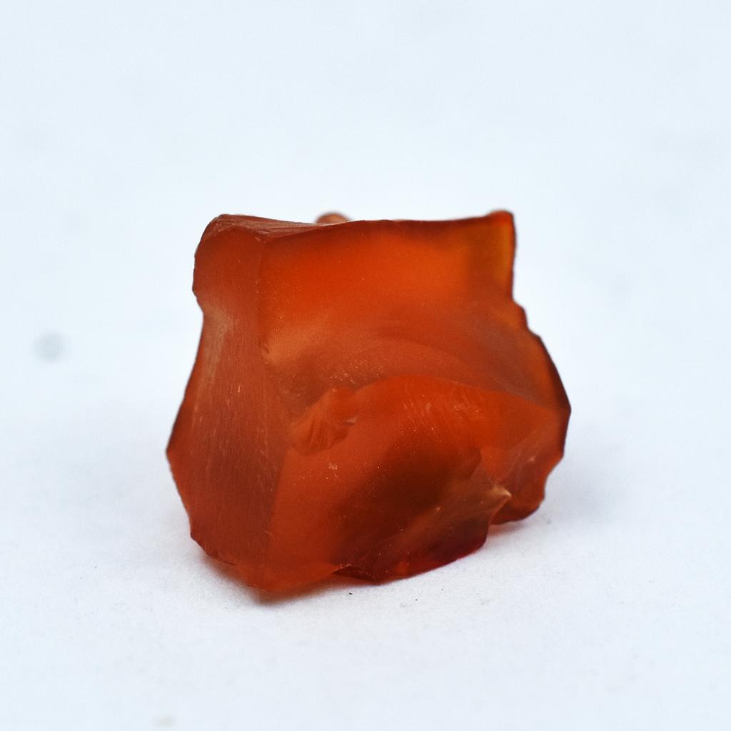 11.40 Ct Natural Orange Sapphire Uncut Raw Rough Loose Gemstone