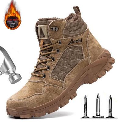 Winter Werkschoenen Veiligheidslaarzen Anti-verplettering Anti-steek Werkschoenen Sneakers Stalen Neus Schoenen Mannelijke Werklaars Onverwoestbaar M023