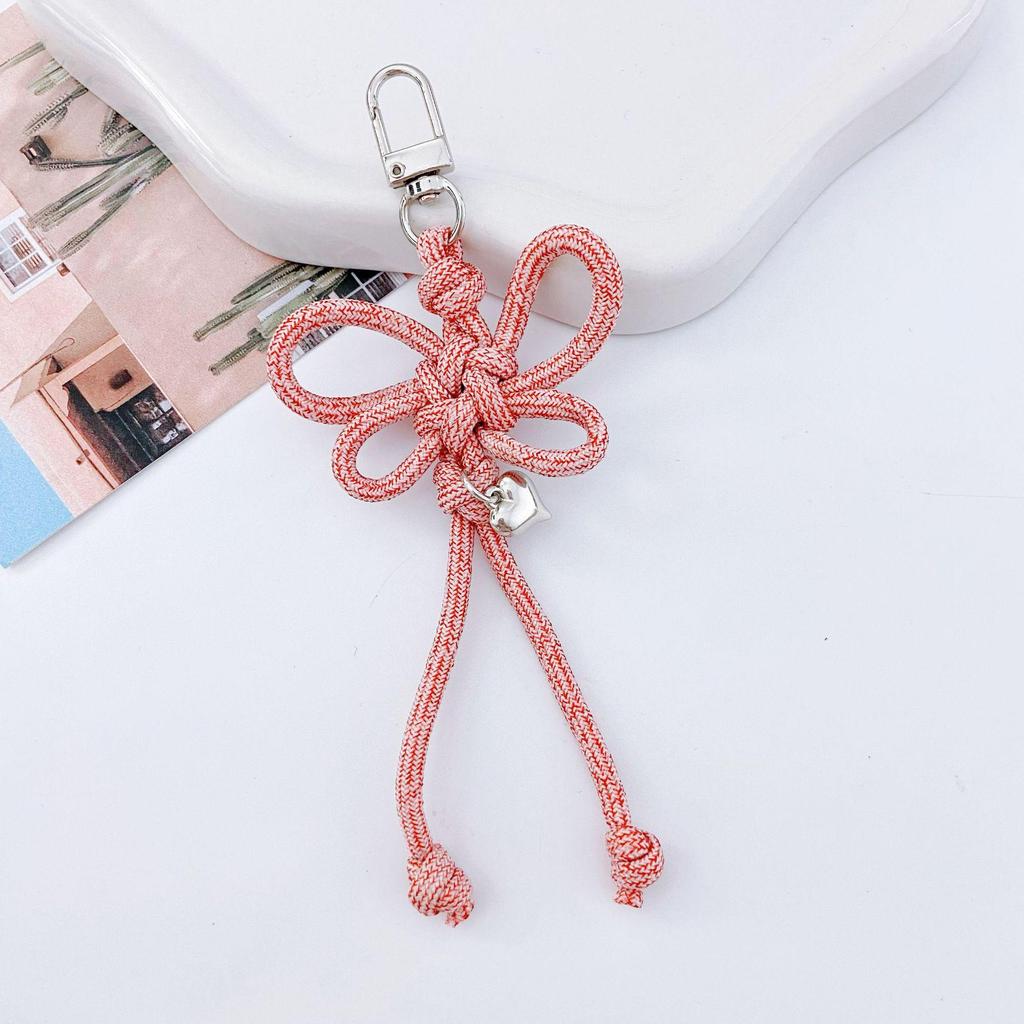 Miu-Stil Bunter Handgemachter Chinesischer Knoten Schlüsselanhänger Ornament