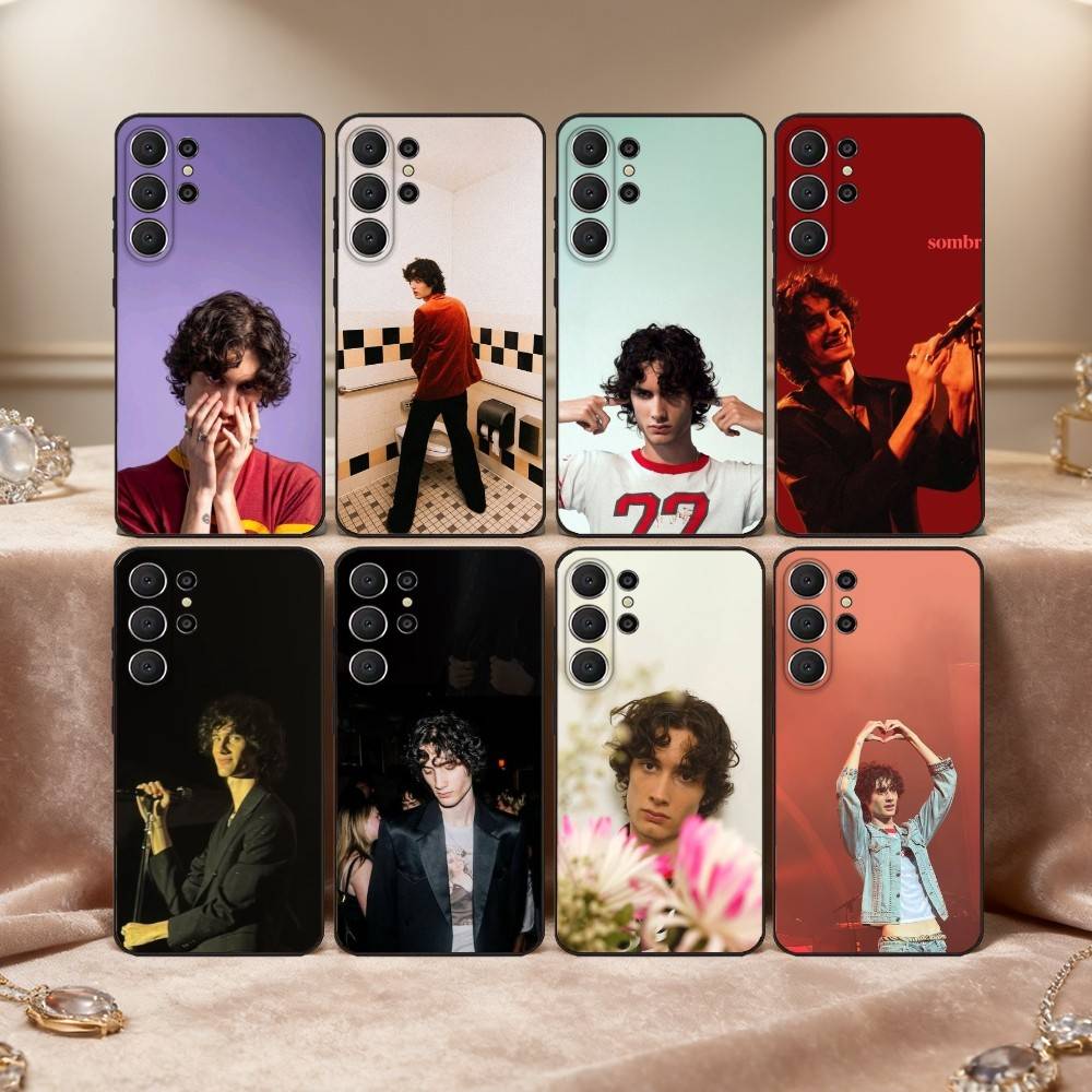 B-Back To F-Friends Vocal Sombr Phone Case For Samsung S26,S25,24,23,22,30,21,10,9,Ultra,Plus,Lite,Black Soft Case
