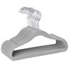 Plastic Suede Baby Clothes Hangers With Nonslip Design For Kids Storage And Organization