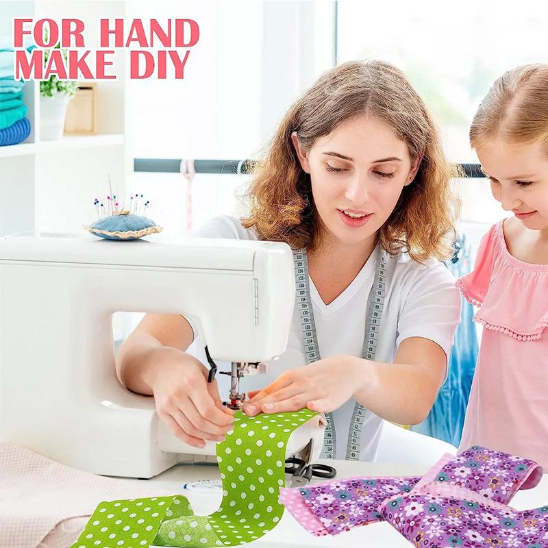 40Pcs Printed Colorful Patchwork Roll DIY & Quilt Beginners Fabric Strips 6.3x50CM Polka Dot Series Cotton Fabric