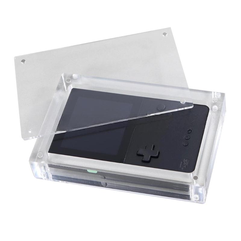 Clear Acrylic Carrying Box Case with Magnetic Closure for Analogue Pocket Game Consoles Dustproof Protections Box