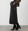 Lee BABE Stretch Denim Skirt In Sizes Black Denim Mid-Length (Available XS-XL) Women's