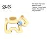 Rhinestone Hair Claw Women Shark Claw, Hollow Puppy Design Clip with Blue Bows And Rhinestones, Shower Anti-slip Teeth Back Head for Multiple Volumes