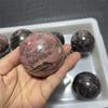 4kg Natural Plum Blossom Tourmaline Sphere Crystal Healing Stones Pink Tourmaline Ball