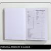 English 2025 Schedule Planner Notepad 12 Months 365 Days Notepad  Office Supplies