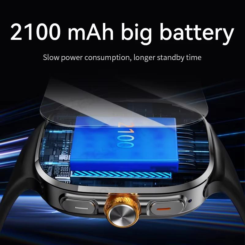 2025 New 4G 5G LTE Android 10.0 Smartwatch 2.4inch Large Amoled Screen Game Smart Watch 2100Mah Battery for Men Women Adult Student