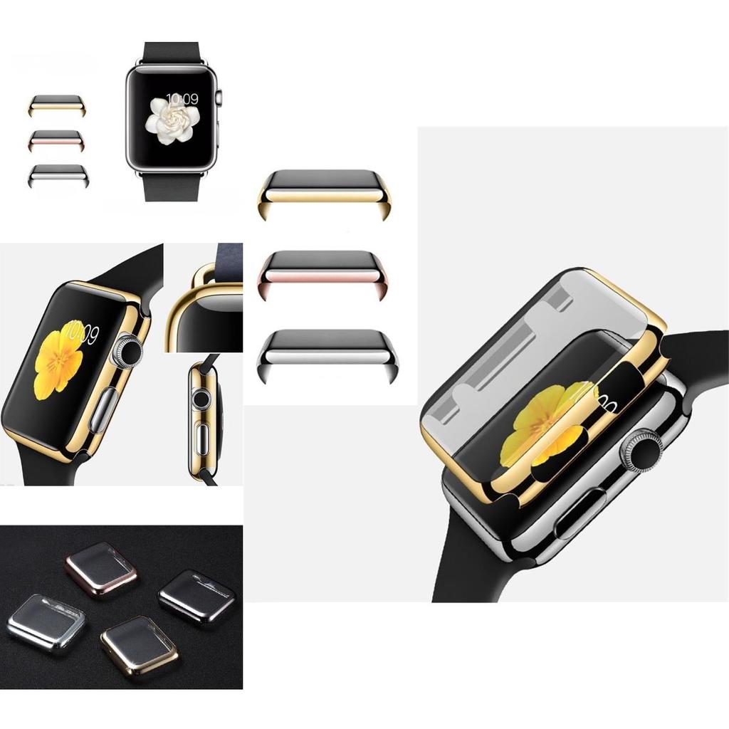 Apple Watch Protective Shell Pc Electroplate Hard Cover Protective Sleeve