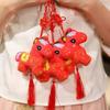 Red Year Of The Horse Pendant Traditional Spring Festival Tassel Pendant  Car