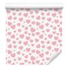 Hearts Wallpaper White and Coral 50x1000